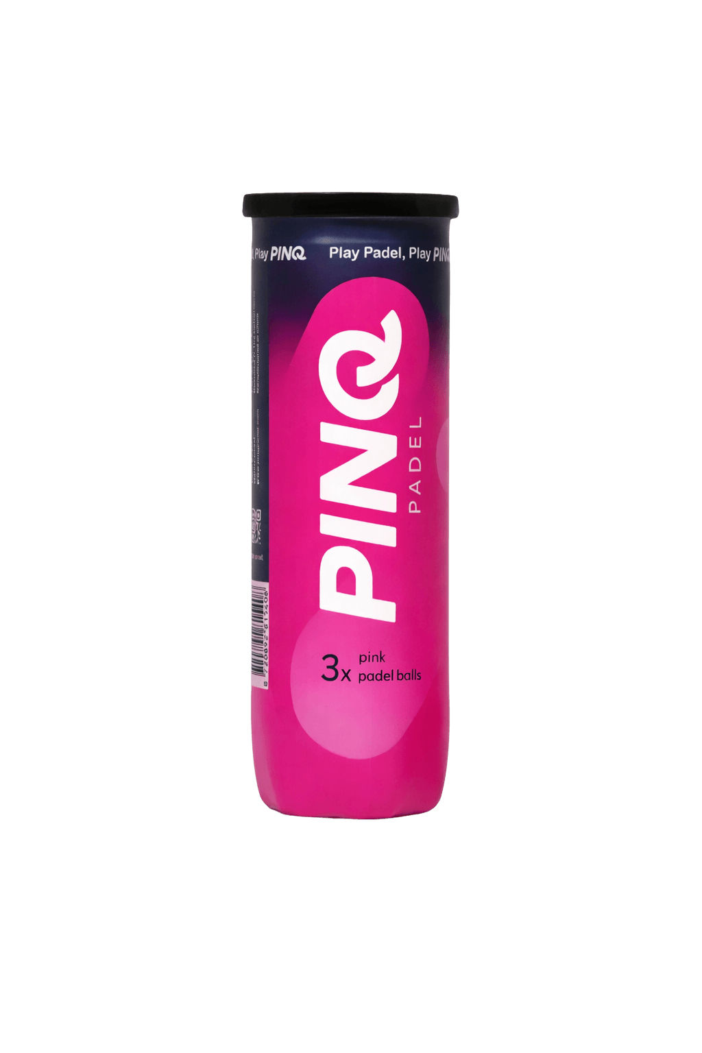 3 ružové padelové loptičky - tuba PINQ PADEL