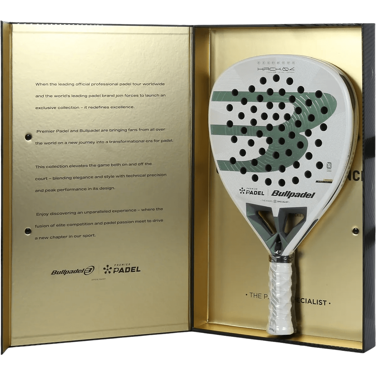 Padelová raketa BULLPADEL Hack 04 Premier Padel 2026