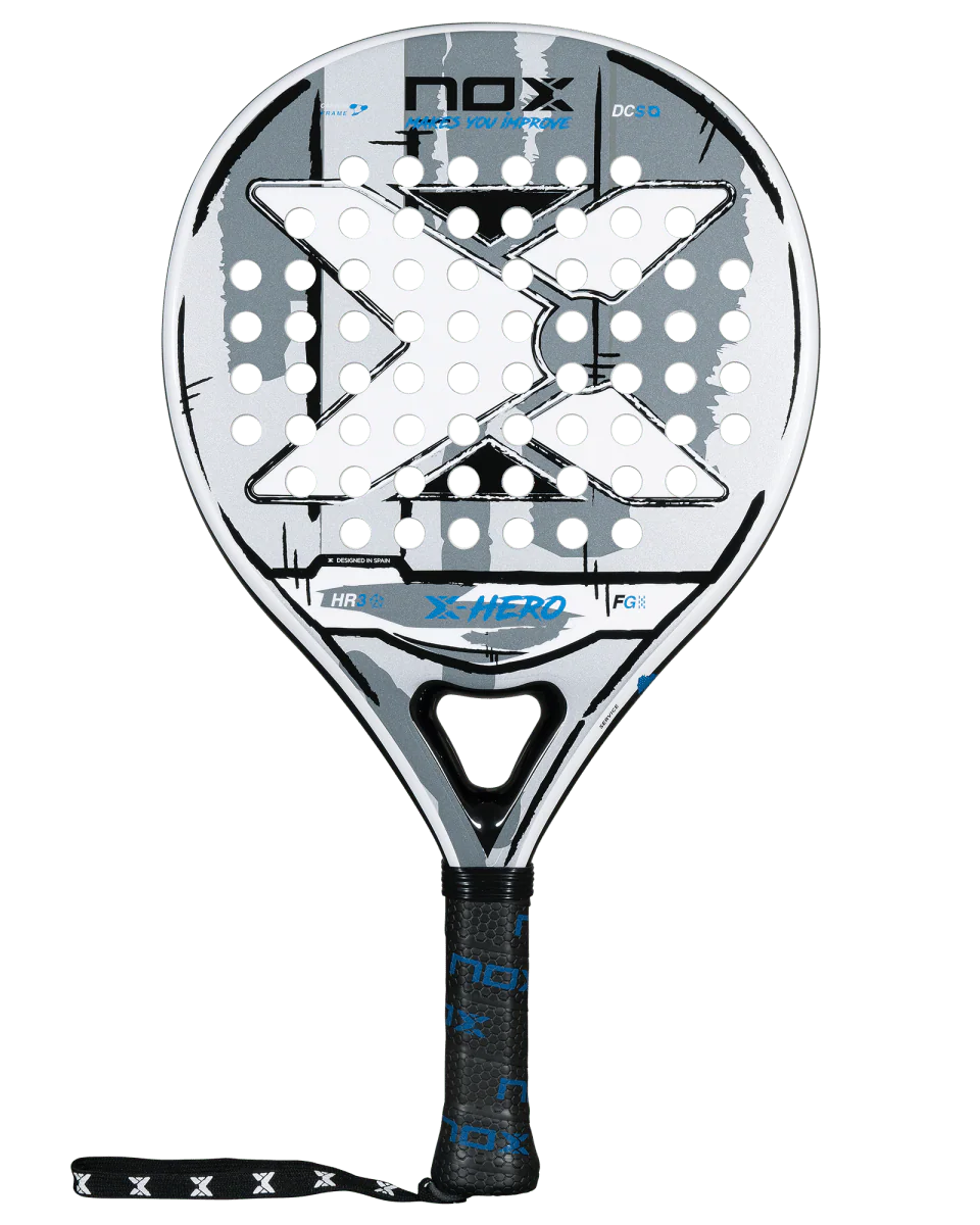 X-Hero White padelová raketa - predná strana